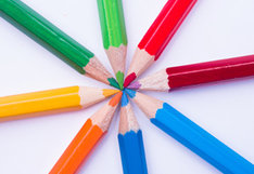 colored pencils